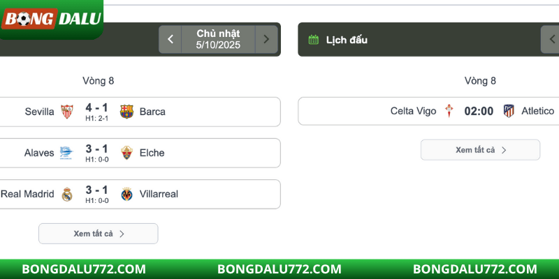 Bảng xếp hạng và cuộc đua khốc liệt
