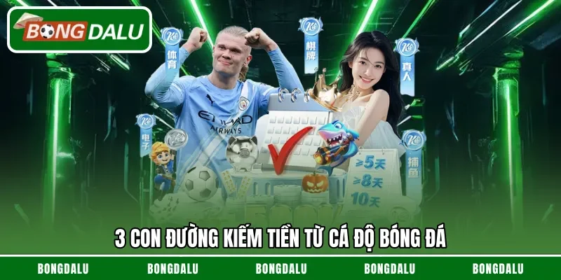 3 con đường kiếm tiền từ cá độ bóng đá