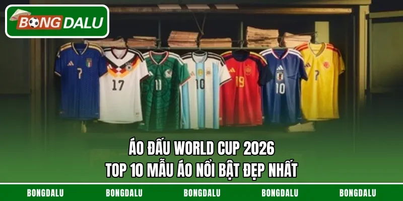 Áo Đấu World Cup 2026 Đẹp Nhất – Top 10 Mẫu Áo Nổi Bật
