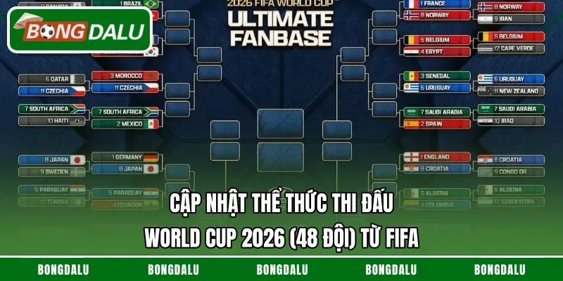 Cập Nhật Thể Thức Thi Đấu World Cup 2026 (48 Đội) Từ FIFA