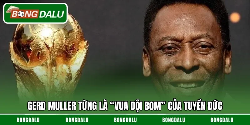 Gerd Muller từng là “vua dội bom” của tuyển Đức