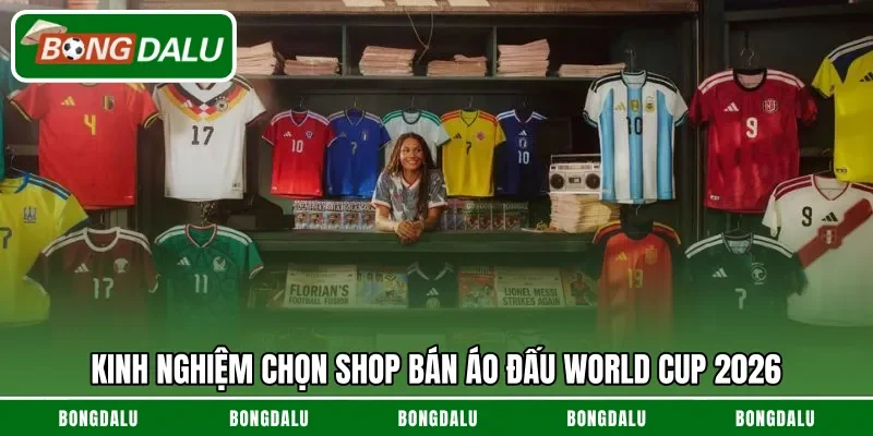 Kinh nghiệm chọn shop bán áo đấu World Cup 2026